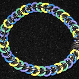 CHAINMAIL STRETCH BRACELET - HALF PERSIAN WEAVE